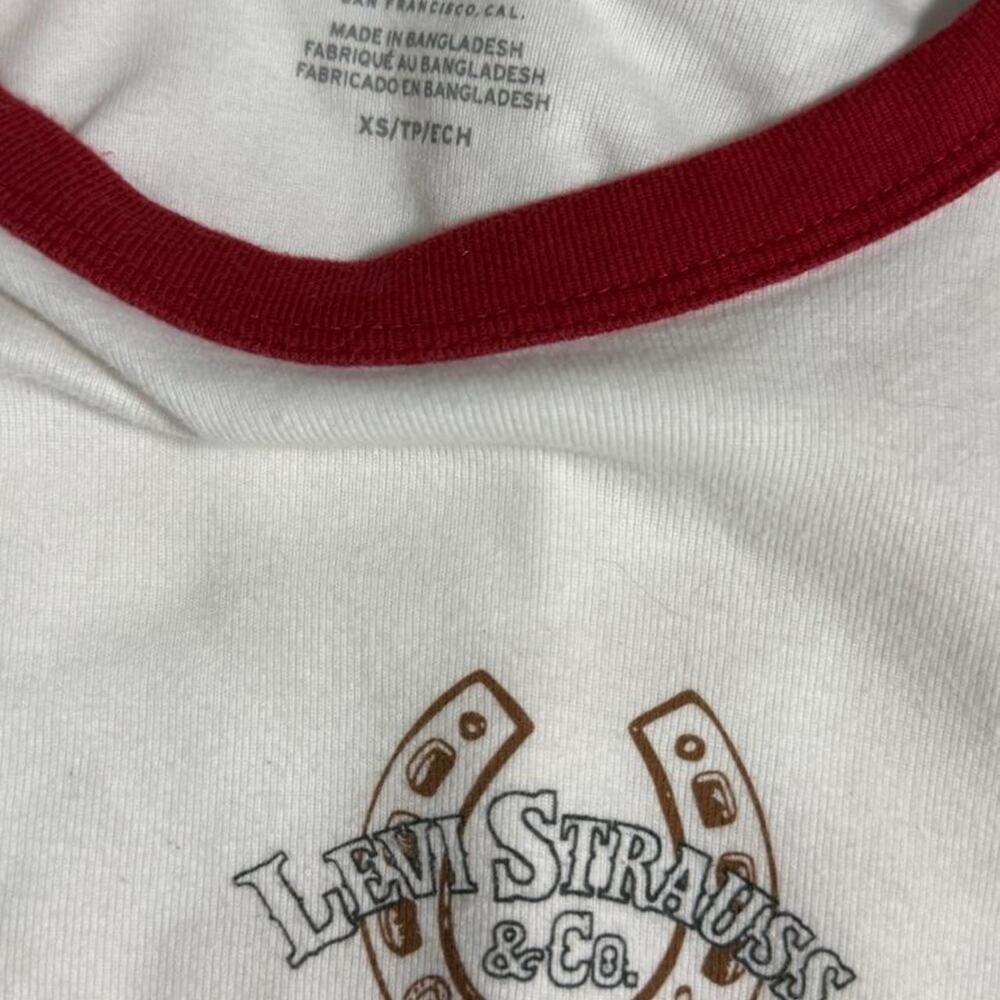 Vintage levis strauss ringer tee - Picture 4 of 4